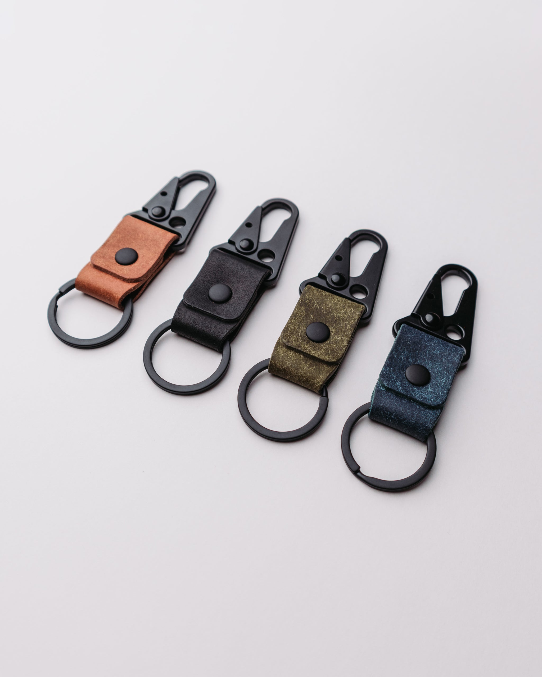 Keychain - Black – Elias Drew Leather Goods